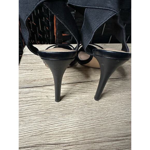 Steve Madden Raina black elastic ankle strap heels - Picture 4 of 8